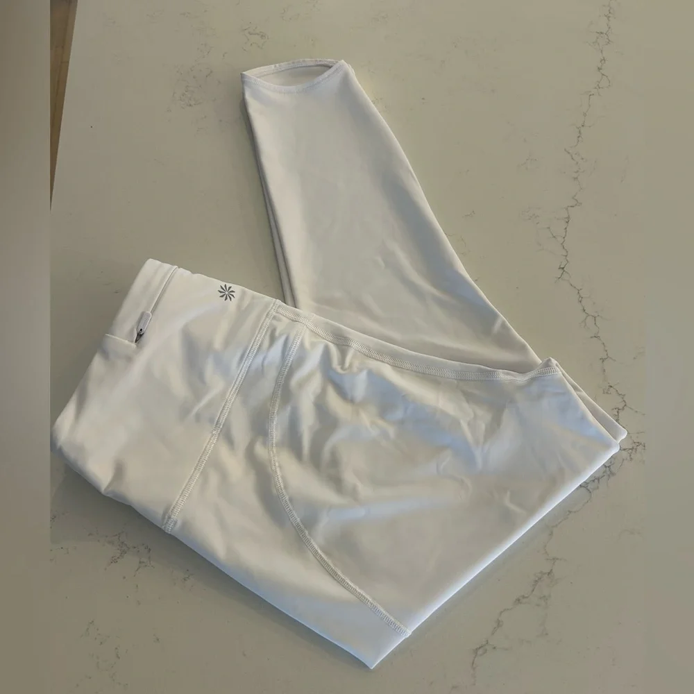 Athleta White women’s pacesetter leggings size large - Picture 2 of 8